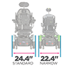 Invacare STORM TORQUE™ RX Power Wheelchair with Ultra Low Maxx Power Positioning System